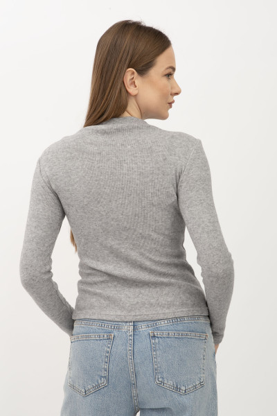 Джемпер сірий трикотажний Ариель 01
