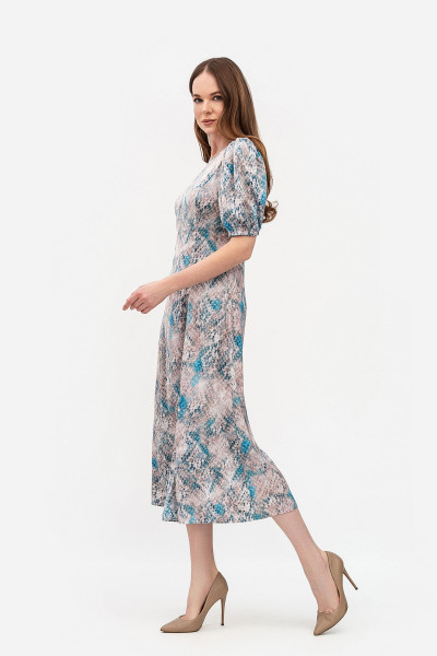 Сукня довжини міді з шовку Ванесс 04 Сукня довжини міді з шовку Ванесс 04