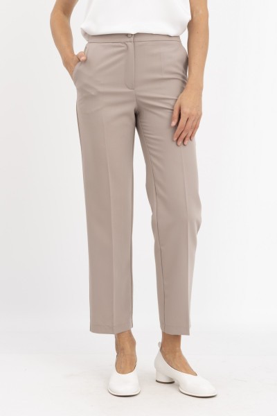 Жіночі брюки прямі зі стрілками бежевого кольору Фаєрі 03