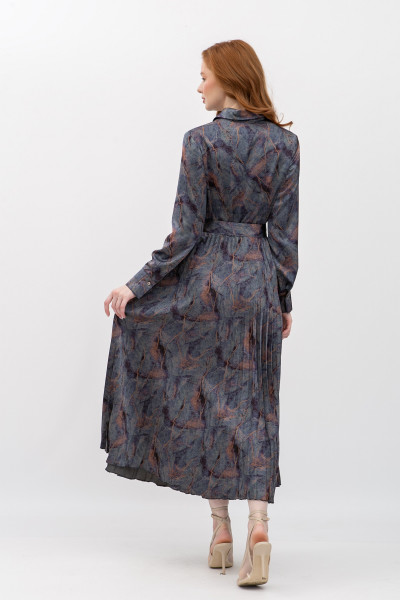 Сукня міді з спідницею плісе Міріал 03 Сукня міді з спідницею плісе Міріал 03