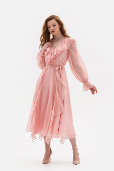 Шифонова сукня рожевого кольору Нірела Шифонова сукня рожевого кольору Нірела