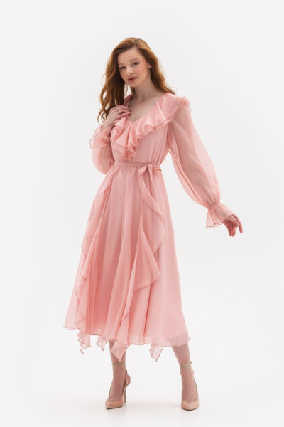 Шифонова сукня рожевого кольору Нірела Шифонова сукня рожевого кольору Нірела