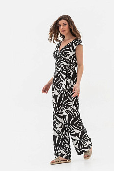 Комбінезон із льону чорного кольору Ронін 1