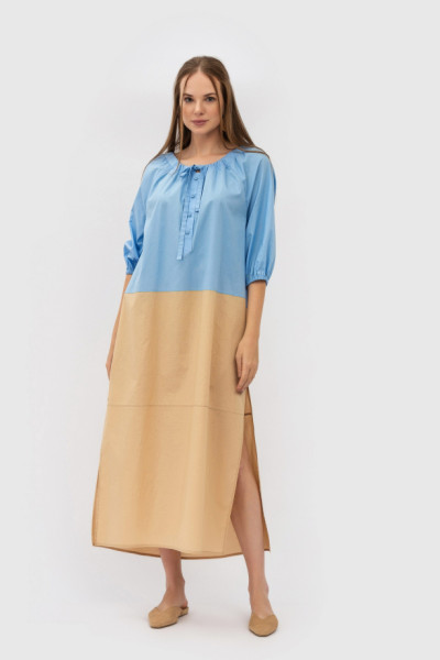 Літня вільна сукня оверсайз з бавовни Аліде Літня вільна сукня оверсайз з бавовни Аліде