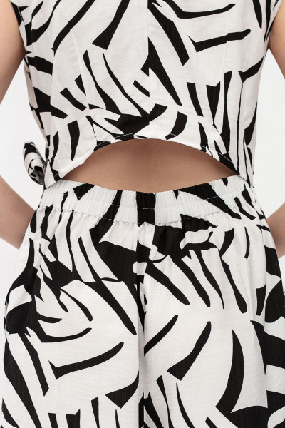 Комбінезон із льону білого кольору Ронін 11