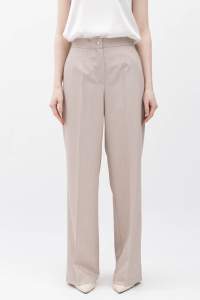 Брюки палаццо бежевого кольору Забава
