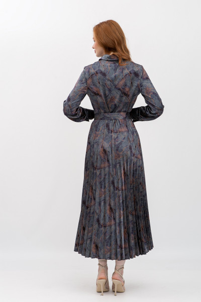 Сукня міді з спідницею плісе Міріал 03 Сукня міді з спідницею плісе Міріал 03