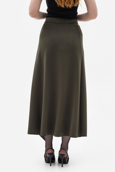 Трикотажна спідниця максі силуету трапеція Рінель 02