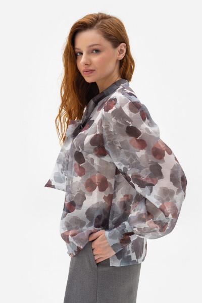 Напівпрозора блуза вільного силуету Астрея 02