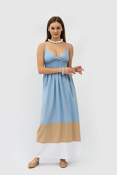 Сарафан літній на тонких бретелях з глибоким декольте Ентоні Сарафан літній на тонких бретелях з глибоким декольте Ентоні