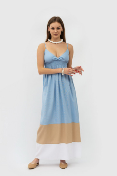 Сарафан літній на тонких бретелях з глибоким декольте Ентоні Сарафан літній на тонких бретелях з глибоким декольте Ентоні