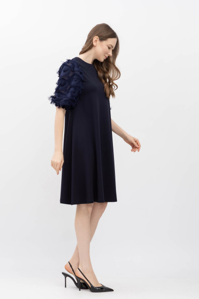 Сукня-трапеція синього кольору Череда