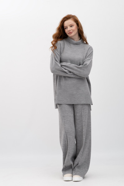 Трикотажний сірий джемпер 25207701