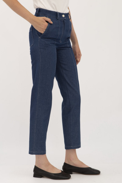 Темно сині штани в стилі денім Сторі 05