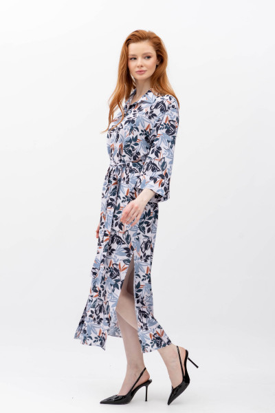 Шифонова сукня у рослинний принт Грасія