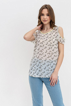 Блуза Молочний Влекі