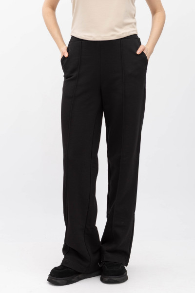 Базові трикотажні брюки чорного кольору Орсіна 01