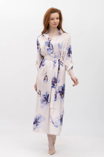 Шовкова сукня міді Галі 06