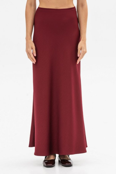 Бордова спідниця у білизняному стилі Касія 250