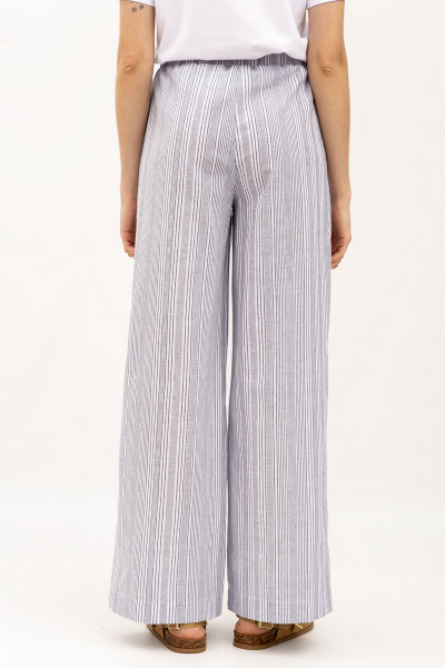 Брюки-палаццо сірого кольору Доляна