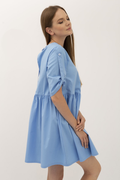 Коротка легка сукня з асиметричною спідницею Гумер 02 Коротка легка сукня з асиметричною спідницею Гумер 02