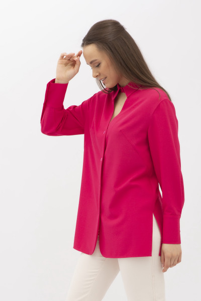 Блуза прямого крою рожева Кєзі 02