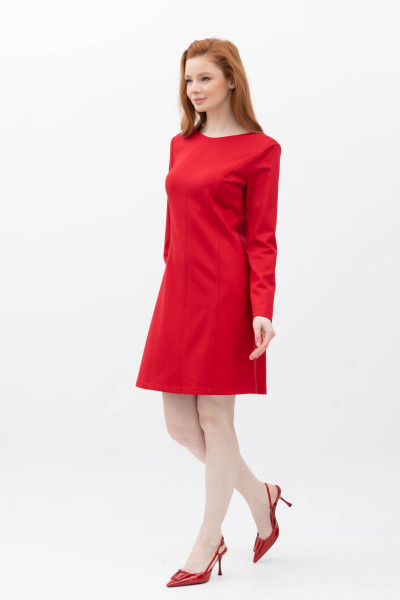 Cукня міні силуету трапеція червоного кольору Лоіда