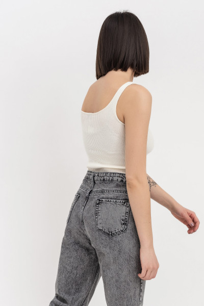 Молочна трикотажна майка 2210041В