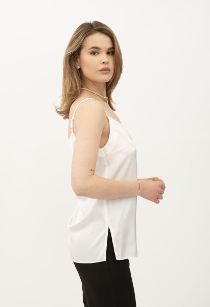 Молочна майка на бретелях Маркус 5004