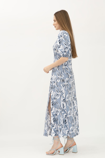 Сукня міді напівприлеглого силуету з бавовни Енріке Сукня міді напівприлеглого силуету з бавовни Енріке