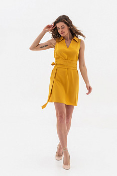 Сукня міні гірчичного кольору Ланет Сукня міні гірчичного кольору Ланет