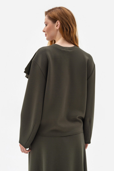 Трикотажний світшот з воланами Рінель 02