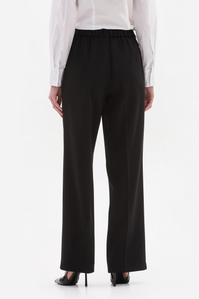 Брюки з костюмної тканини чорного  кольору Таріна 2