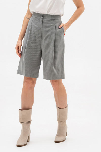Шорти-бермуди до коліна сірого кольору Октара