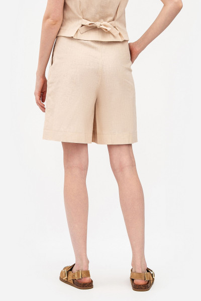 Класичні лляні шорти бежевого кольору Ар'яс 11