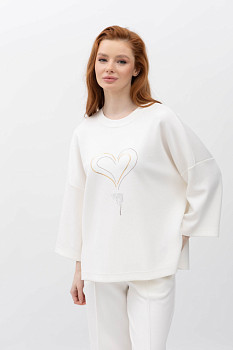 Світшот Молочний Солюс