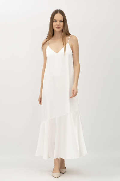 Сукня комбінація на бретелях молочного кольору Рамона Сукня комбінація на бретелях молочного кольору Рамона