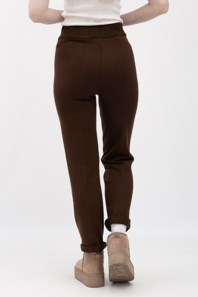Штани коричневі з вовною 25218201