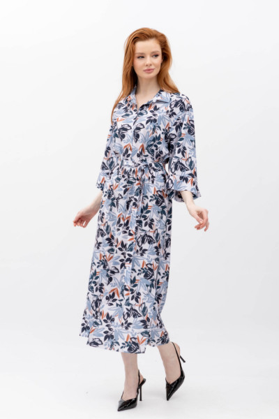 Шифонова сукня у рослинний принт Грасія