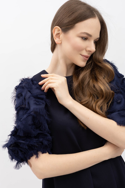 Сукня-трапеція синього кольору Череда