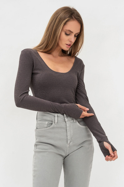 Боді Сірий Отава