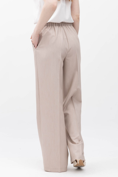 Брюки палаццо бежевого кольору Забава