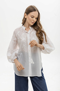 Блуза Білий Петріс 3