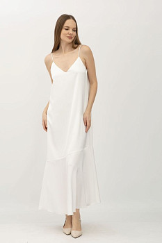Сукня комбінація на бретелях молочного кольору Рамона Сукня комбінація на бретелях молочного кольору Рамона