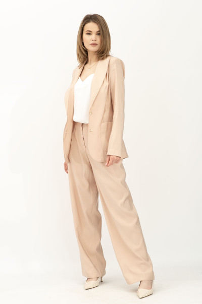 Костюм жіночій з бавовни бежевого кольору Віград 2 Костюм жіночій з бавовни бежевого кольору Віград 2