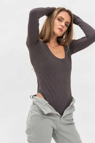 Боді Сірий Отава