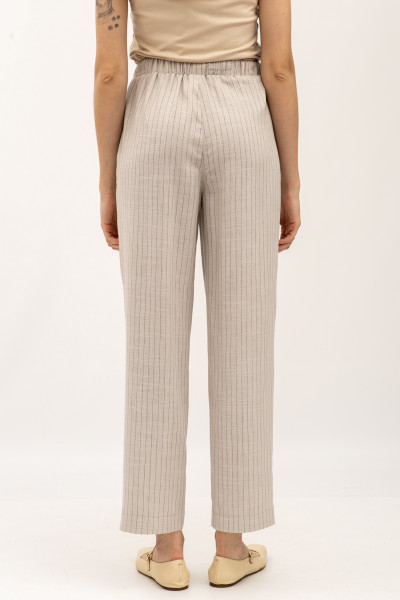 Літні брюки вільного крою бежевого кольору Норіка