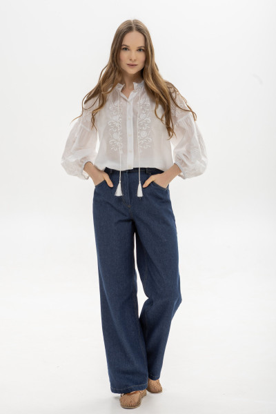 Блуза Білий Петріс 3