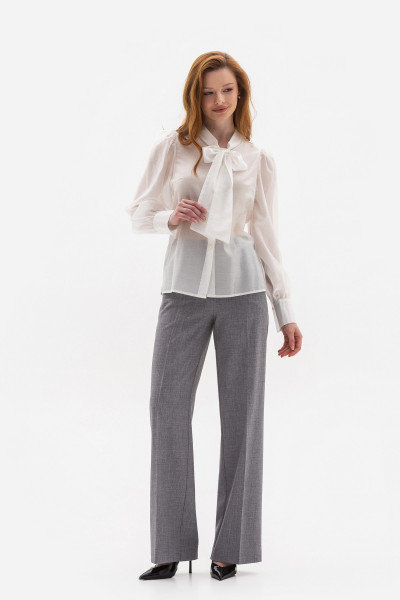 Брюки з костюмної тканини сірого кольору Таріна 211