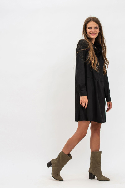 Сукня міні вільного силуету чорного кольору Алєса 4